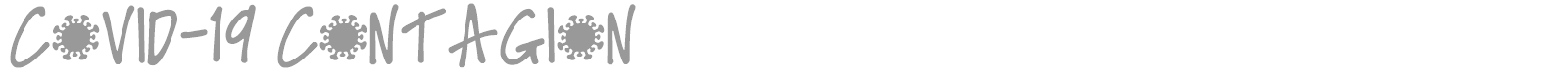 Covid-19 Contagion font preview